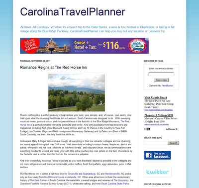 Carolina Travel Planner